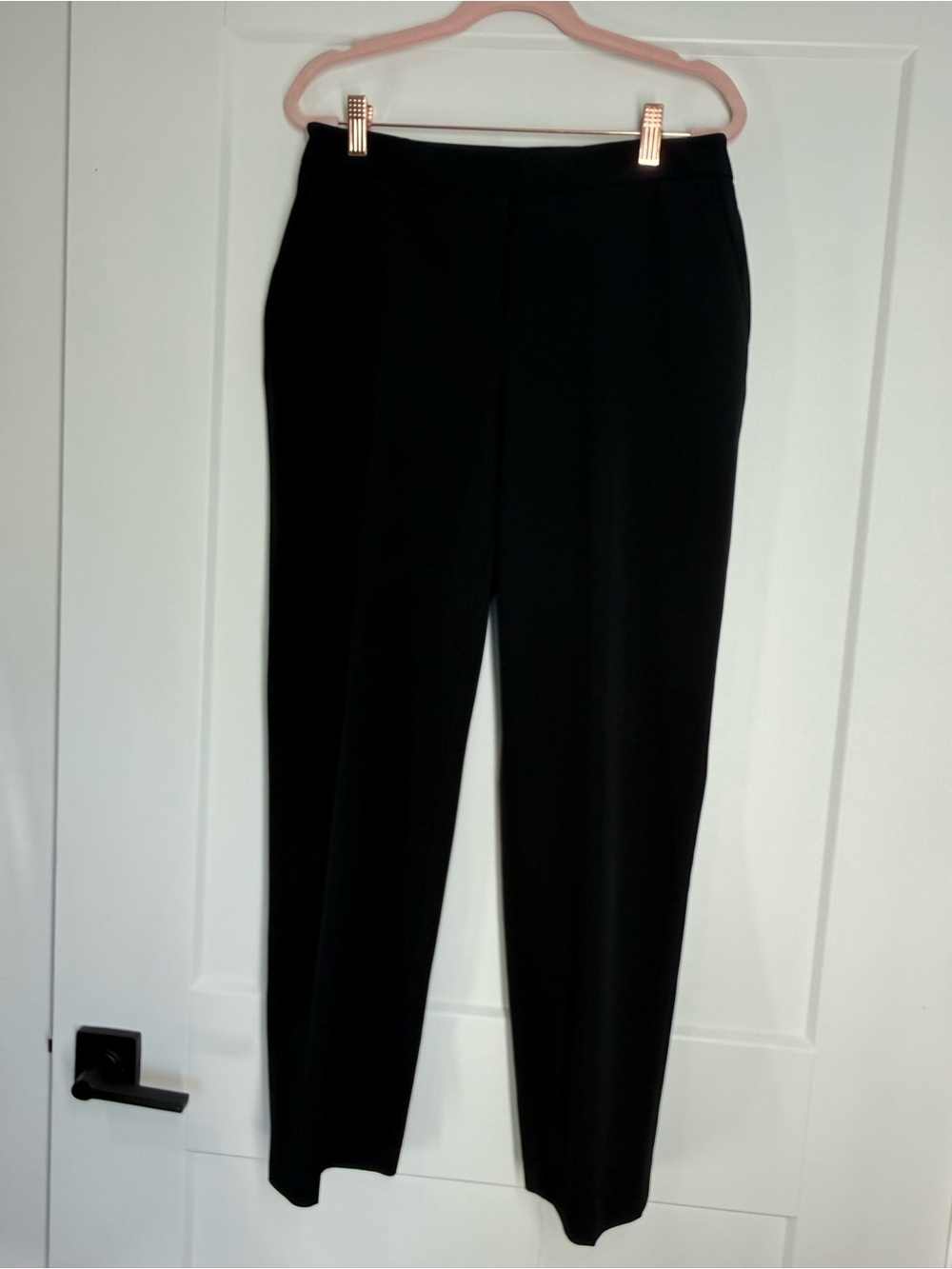 Kasper Black Straight Leg Career Pants Size 4